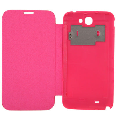 For Galaxy Note II / N7100 Original Style Pure Color  Battery Cover + Flip Leather Case