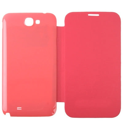 For Galaxy Note II / N7100 Original Style Pure Color  Battery Cover + Flip Leather Case