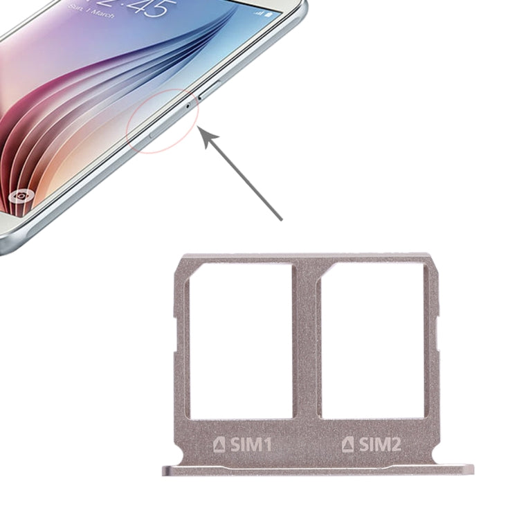 For Galaxy S6 2 SIM Card Tray