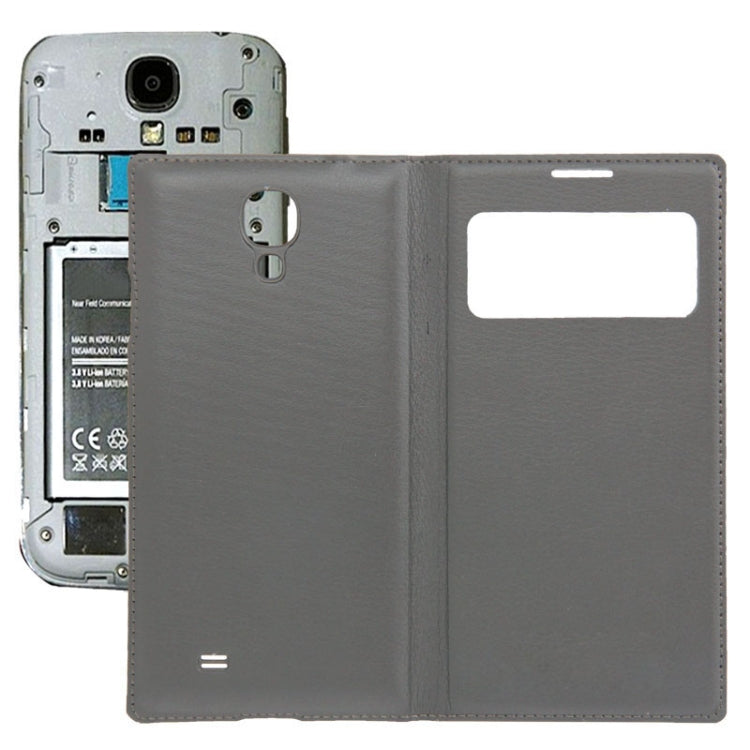 For Galaxy S IV / i9500 Aomacsi Series Leather Case + Plastic  Back Cover with Call Display ID