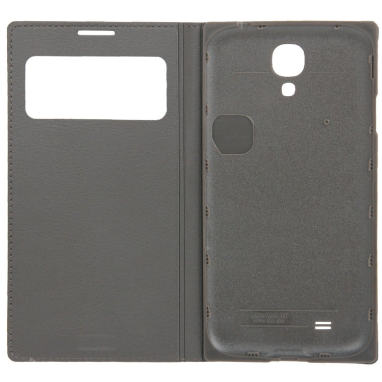 For Galaxy S IV / i9500 Aomacsi Series Leather Case + Plastic  Back Cover with Call Display ID