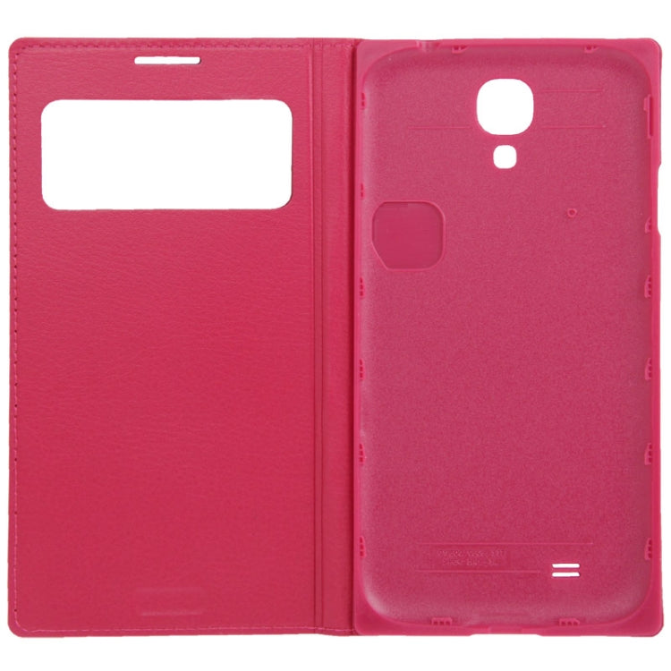 For Galaxy S IV / i9500 Aomacsi Series Leather Case + Plastic  Back Cover with Call Display ID