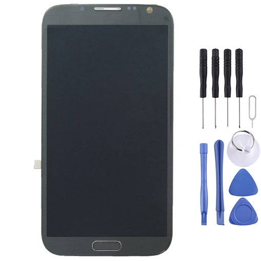 Original LCD Display + Touch Panel with Frame for Galaxy Note II / N7100