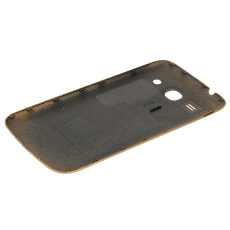 For Galaxy Core Plus / G350 Plaid Texture Back Housing Cover  (Gold)