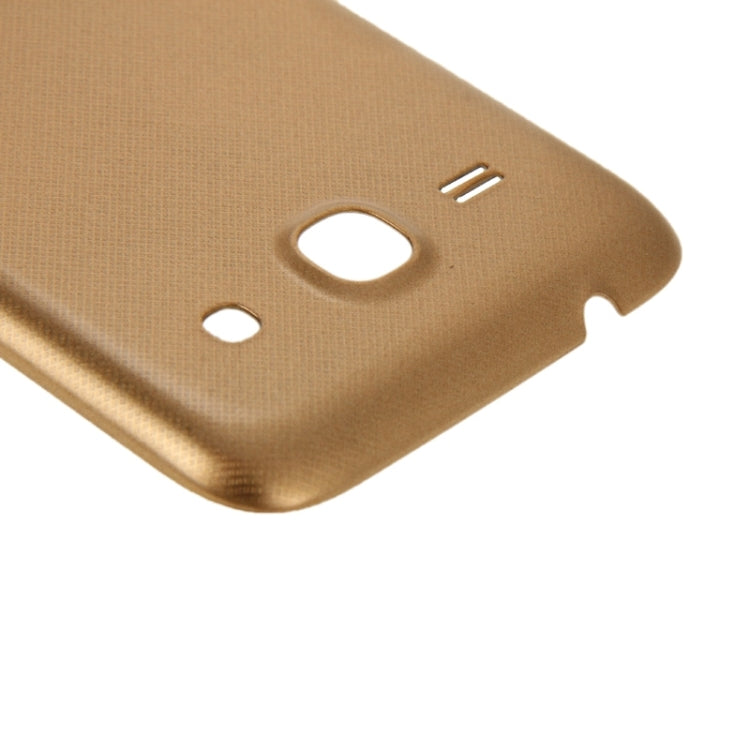 For Galaxy Core Plus / G350 Plaid Texture Back Housing Cover  (Gold)