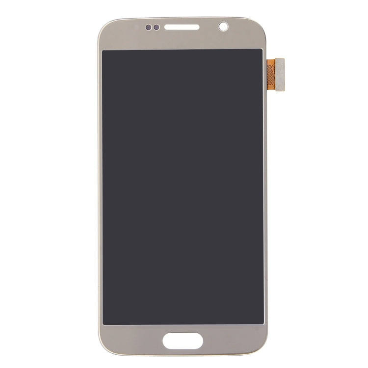 Original LCD Screen and Digitizer Full Assembly for Galaxy S6 / G9200, G920F, G920FD, G920FQ, G920, G920A, G920T, G920S, G920K, G9208, G9208/SS, G9209(Gold)