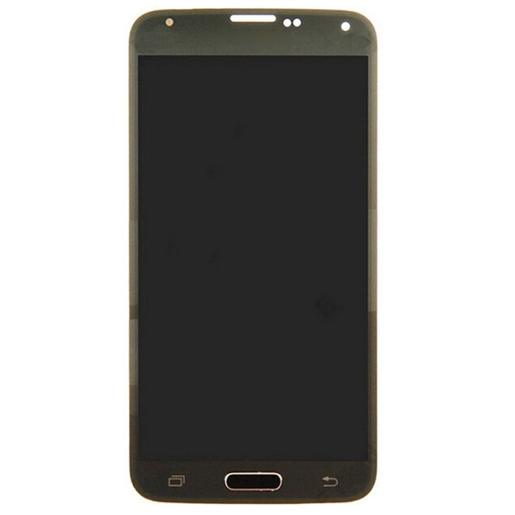 Original LCD Screen and Digitizer Full Assembly for Galaxy S5 / G9006V / G900F / G900A / G900I / G900M / G900V, G900T, G900W8, G900K, G900L, G900S(Gold)