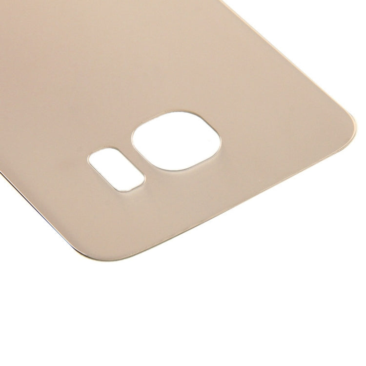 For Galaxy S6 Edge Original Battery Back Cover (Gold)