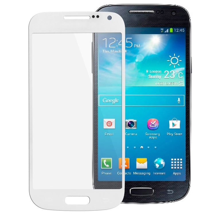 For Galaxy S IV mini / i9190 Original Front Screen Outer Glass Lens (White)