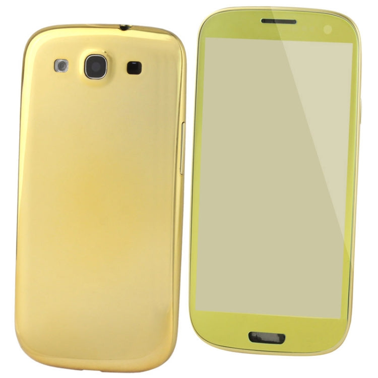 For Galaxy SIII / i9300 Full Housing High Quality Plating  Chassis (Outer Screen Glass Digitizer Cover + Middle Frame Chassis Bezel +  Battery Cover)