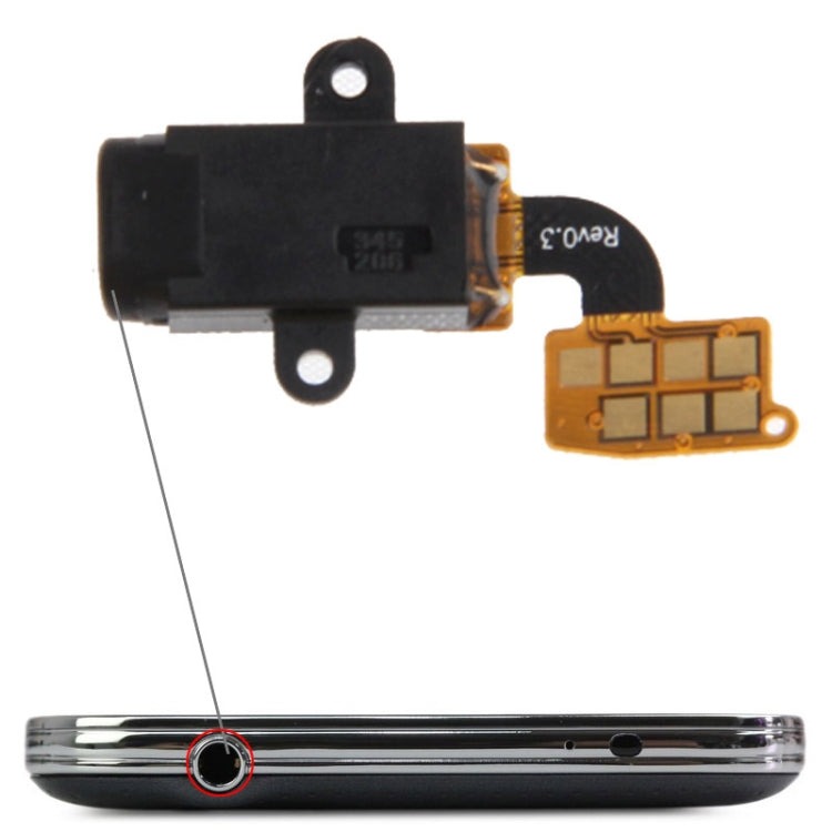 For Galaxy S5 / G900 Earphone Flex Cable