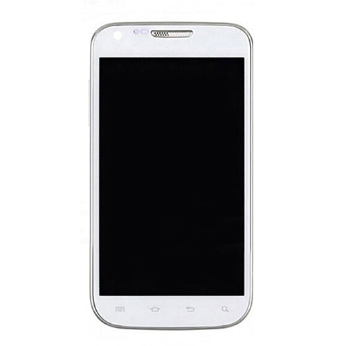 LCD Display + Touch Panel with Frame  for Galaxy S II / T-mobile T989(White)