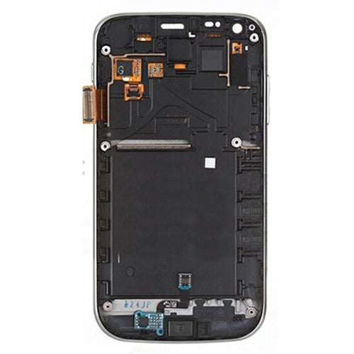 LCD Display + Touch Panel with Frame  for Galaxy S II / T-mobile T989(White)