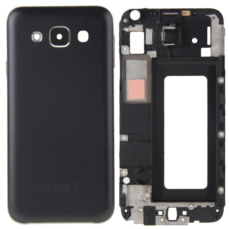 For Galaxy E5 / E500 Full Housing Cover (Front Housing LCD Frame Bezel Plate + Rear Housing Battery Back Cover )