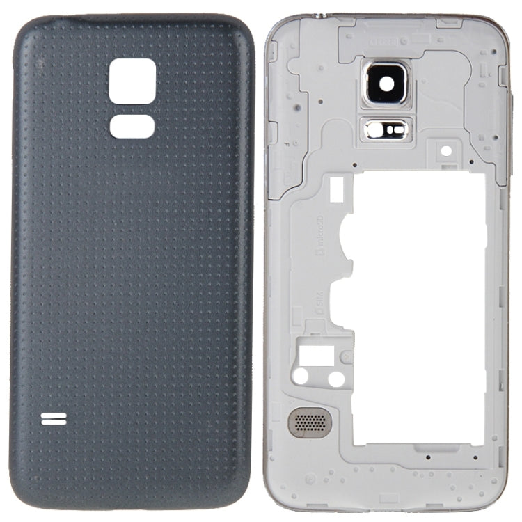 For Galaxy S5 mini / G800 Full Housing Cover (Middle Frame Bezel Back Plate Housing Camera Lens Panel + Battery Back Cover )