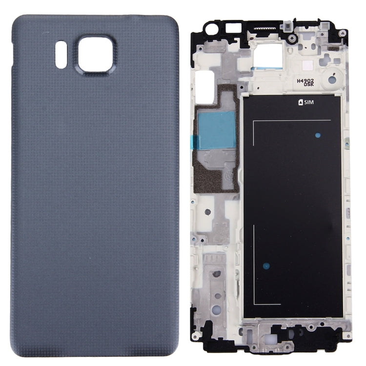 For Galaxy Alpha / G850 Full Housing Cover (Front Housing LCD Frame Bezel Plate + Battery Back Cover )