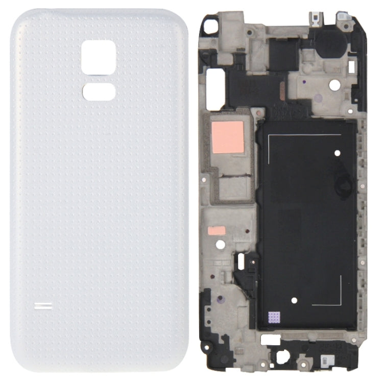 For Galaxy Alpha / G850 Full Housing Cover (Front Housing LCD Frame Bezel Plate + Battery Back Cover )