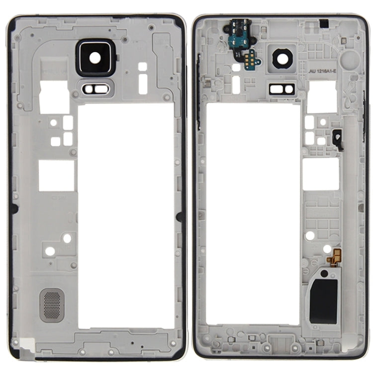 For Galaxy Note 4 / N910F Middle Frame Bezel Back Plate Housing Camera Lens Panel