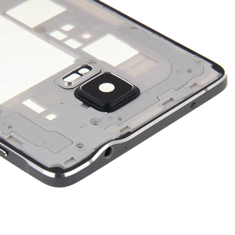 For Galaxy Note 4 / N910F Middle Frame Bezel Back Plate Housing Camera Lens Panel