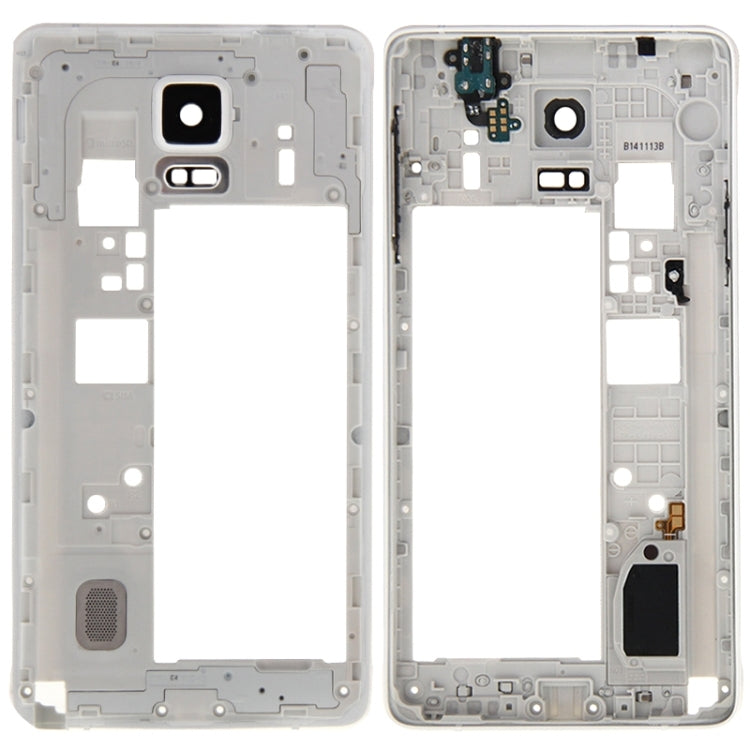 For Galaxy Note 4 / N910F Middle Frame Bezel Back Plate Housing Camera Lens Panel