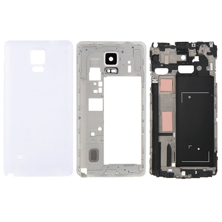 For Galaxy Note 4 / N910F Full Housing Cover (Front Housing LCD Frame Bezel Plate + Middle Frame Bezel Back Plate Housing Camera Lens Panel + Battery Back Cover )