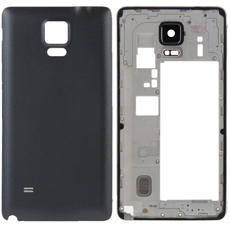 For Galaxy Note 4 / N910V Full Housing Cover (Middle Frame Bezel Back Plate Housing Camera Lens Panel + Battery Back Cover )