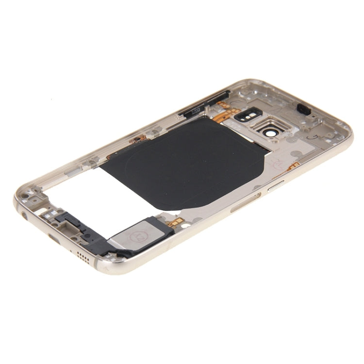 For Galaxy S6 / G920F Back Plate Housing Camera Lens Panel  with Side Keys and Speaker Ringer Buzzer