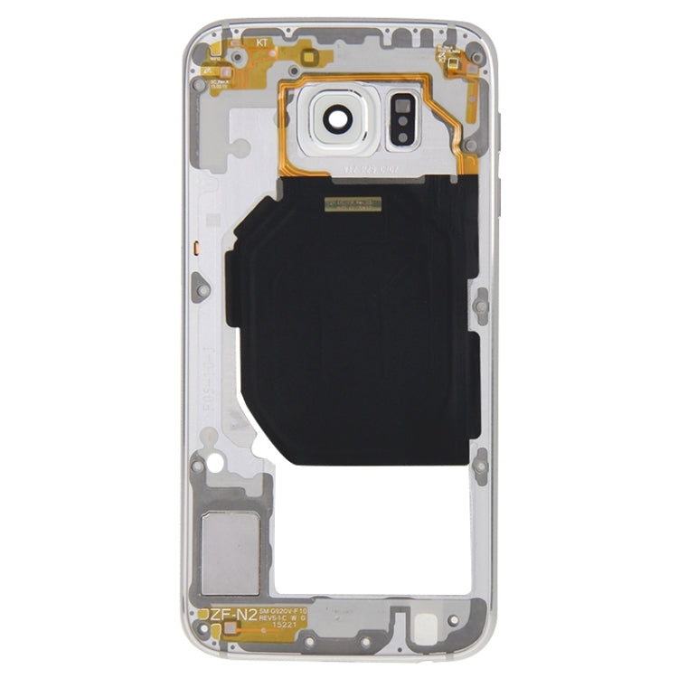 For Galaxy S6 / G920F Back Plate Housing Camera Lens Panel  with Side Keys and Speaker Ringer Buzzer