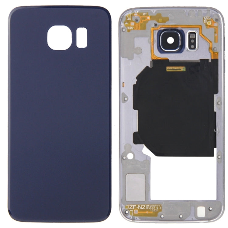 For Galaxy S6 / G920F Full Housing Cover (Back Plate Housing Camera Lens Panel + Battery Back Cover )