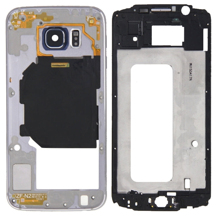 For Galaxy S6 / G920F Full Housing Cover (Front Housing LCD Frame Bezel Plate + Back Plate Housing Camera Lens Panel )