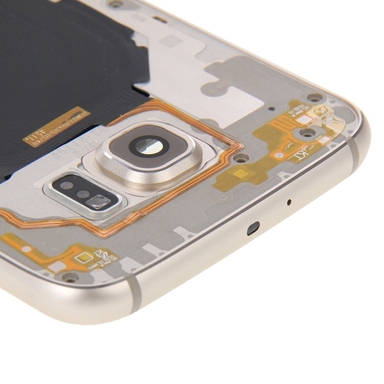 For Galaxy S6 / G920F Full Housing Cover (Front Housing LCD Frame Bezel Plate + Back Plate Housing Camera Lens Panel )