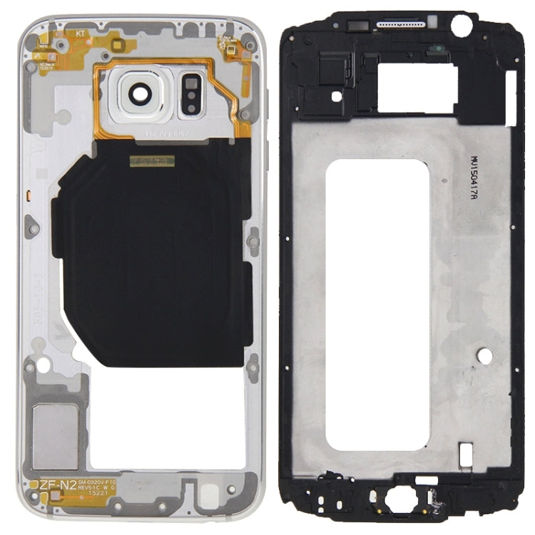 For Galaxy S6 / G920F Full Housing Cover (Front Housing LCD Frame Bezel Plate + Back Plate Housing Camera Lens Panel )