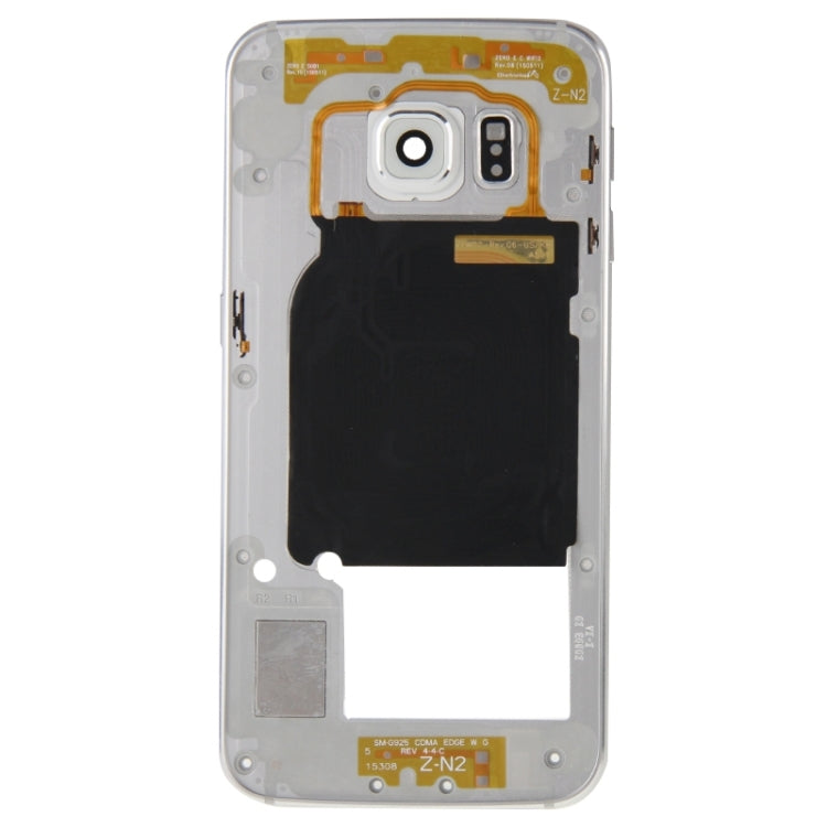 For Galaxy S6 Edge / G925 Back Plate Housing Camera Lens Panel