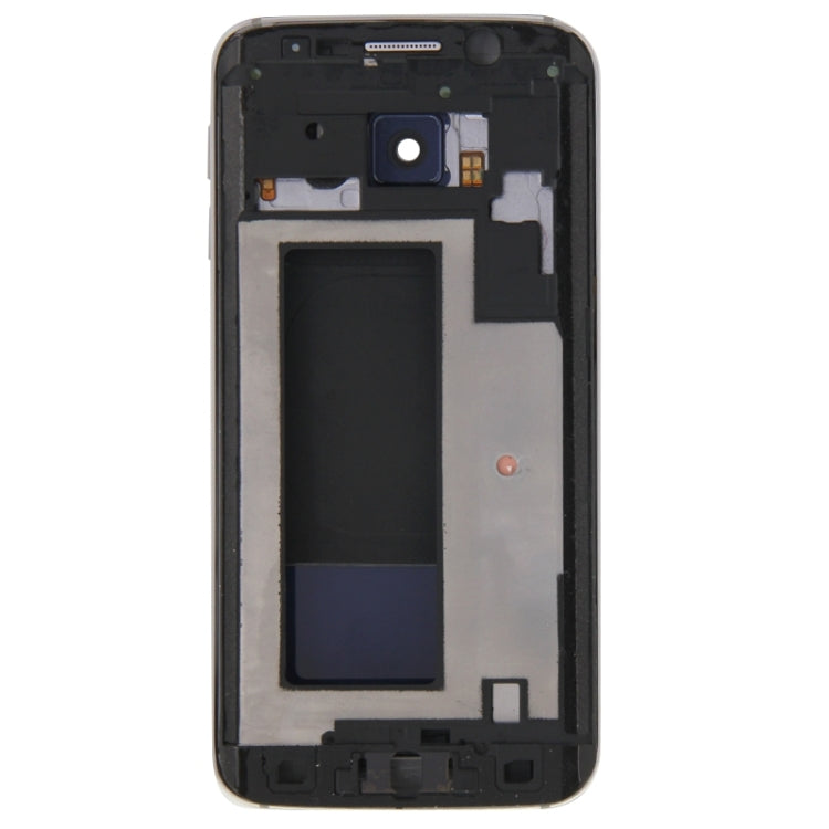 For Galaxy S6 Edge / G925 Full Housing Cover (Front Housing LCD Frame Bezel Plate + Back Plate Housing Camera Lens Panel + Battery Back Cover )