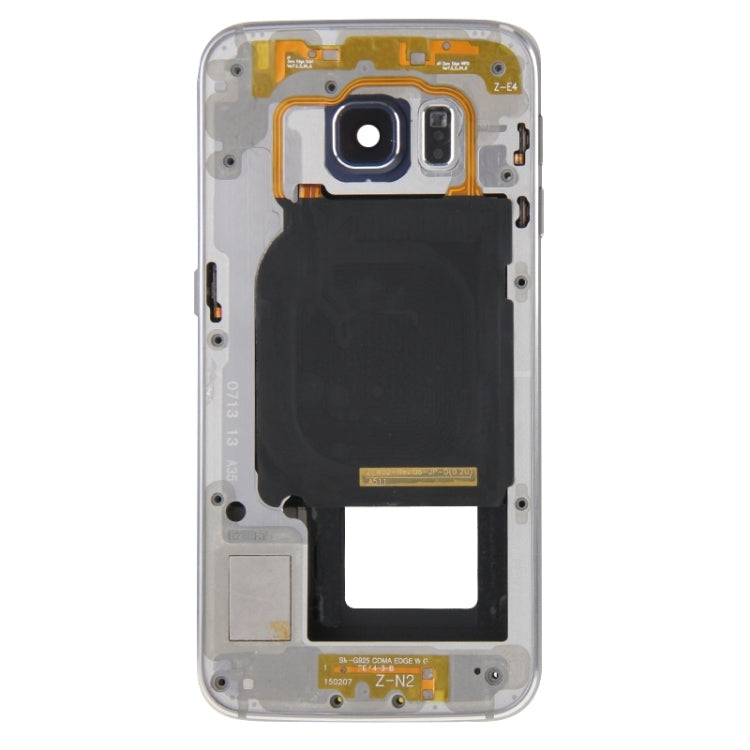 For Galaxy S6 Edge / G925 Full Housing Cover (Front Housing LCD Frame Bezel Plate + Back Plate Housing Camera Lens Panel )