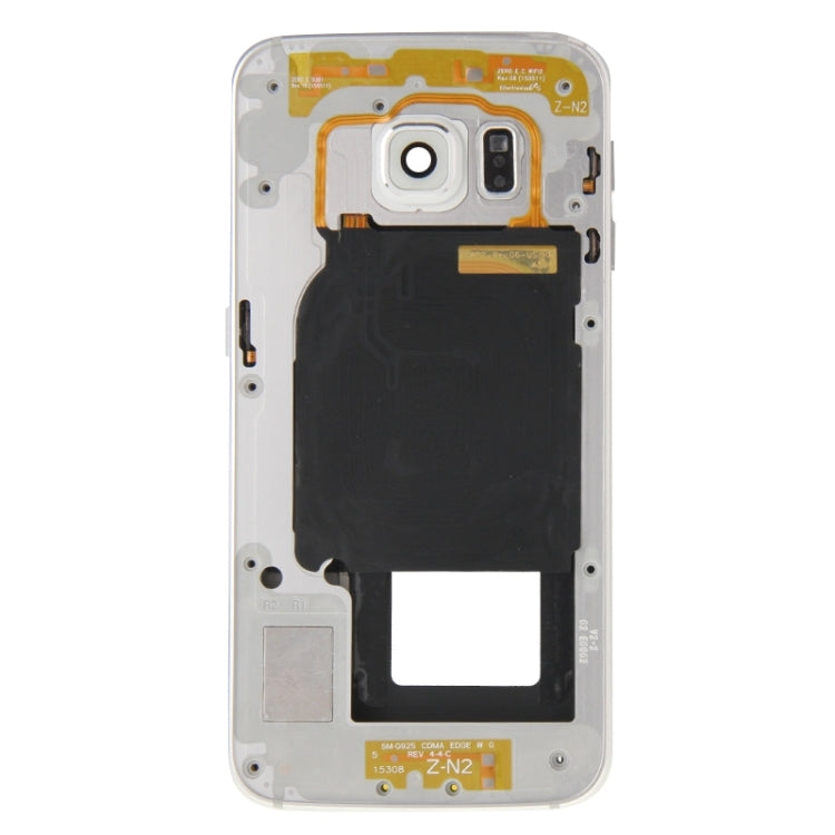 For Galaxy S6 Edge / G925 Full Housing Cover (Front Housing LCD Frame Bezel Plate + Back Plate Housing Camera Lens Panel )