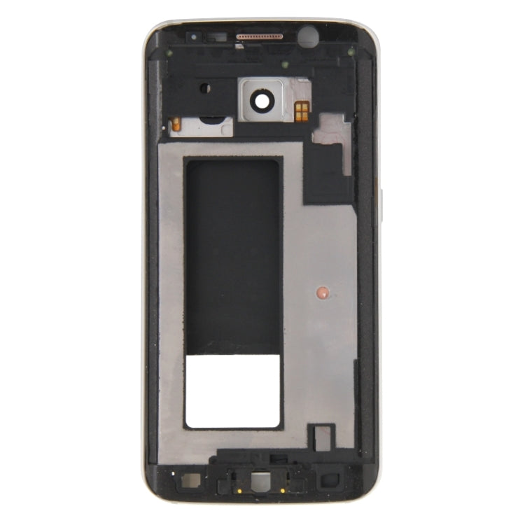 For Galaxy S6 Edge / G925 Full Housing Cover (Front Housing LCD Frame Bezel Plate + Back Plate Housing Camera Lens Panel )