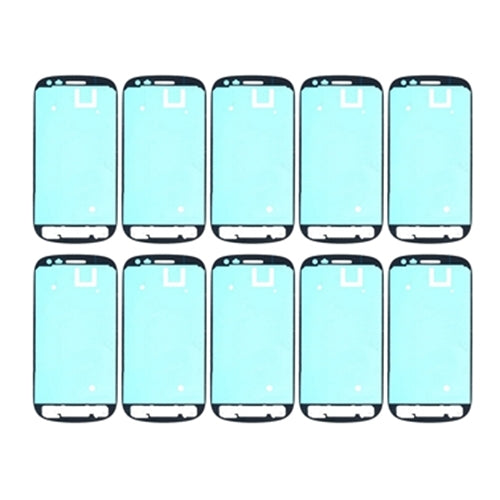 For Galaxy SIII mini / i8190 10pcs Front Housing Panel Adhesive Sticker