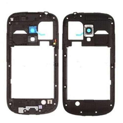 For Galaxy SIII mini / i8190 Middle Frame Bezel Back Plate Housing Camera Lens Panel