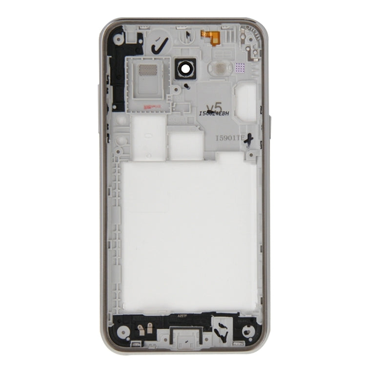 For Galaxy J5(2015) / J500 Full Housing Cover (Middle Frame Bezel + Battery Back Cover) (White)