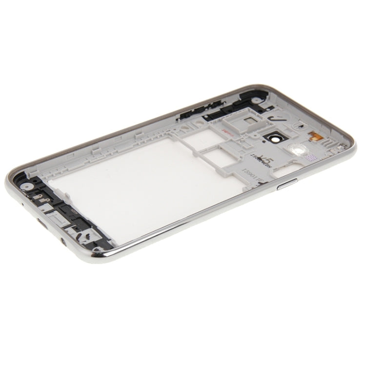 For Galaxy J5(2015) / J500 Full Housing Cover (Middle Frame Bezel + Battery Back Cover) (White)