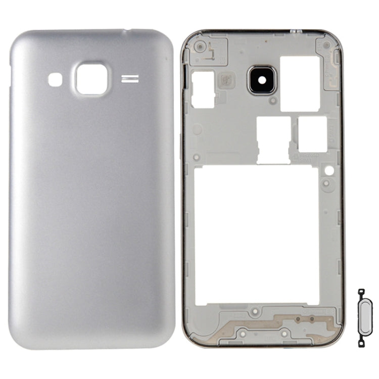 For Galaxy Core Prime / G360 Dual SIM Card Version Full Housing Cover (Middle Frame Bezel + Battery Back Cover) + Home Button