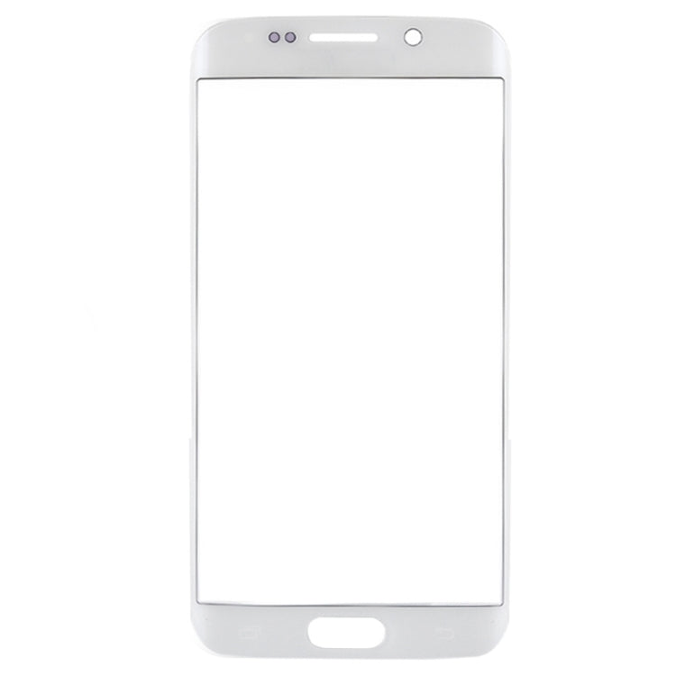 For Galaxy S6 edge / G925 Original Front Screen Outer Glass Lens (White)