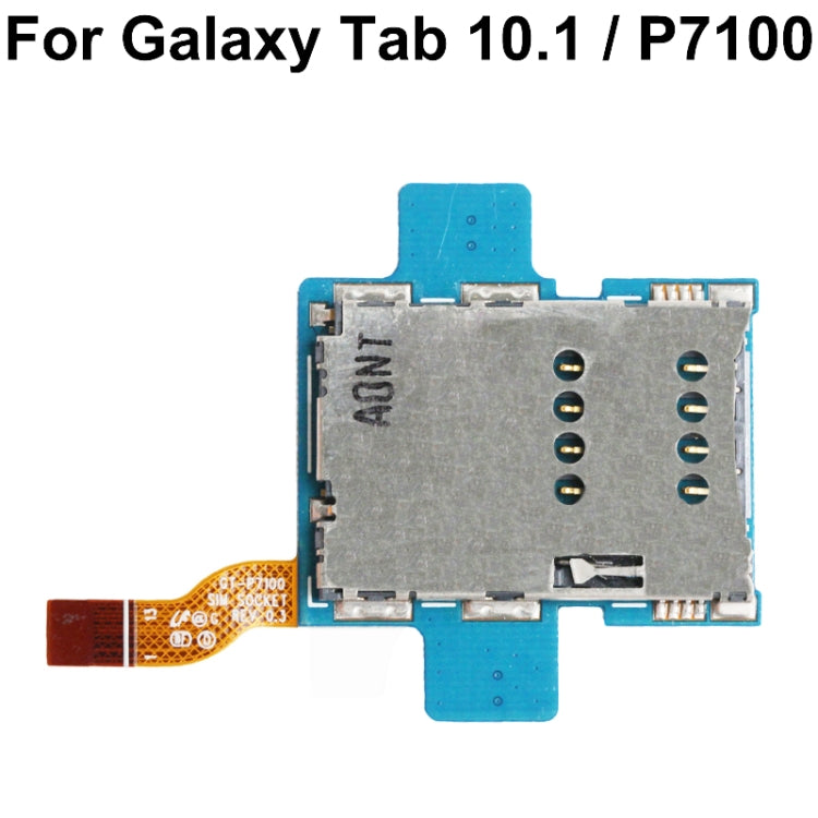 For Galaxy Tab 10.1 / P7100 Original SIM Card Socket Flex Cable