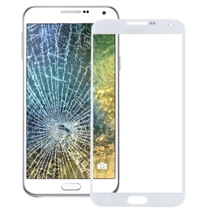 For Galaxy E5 Front Screen Outer Glass Lens