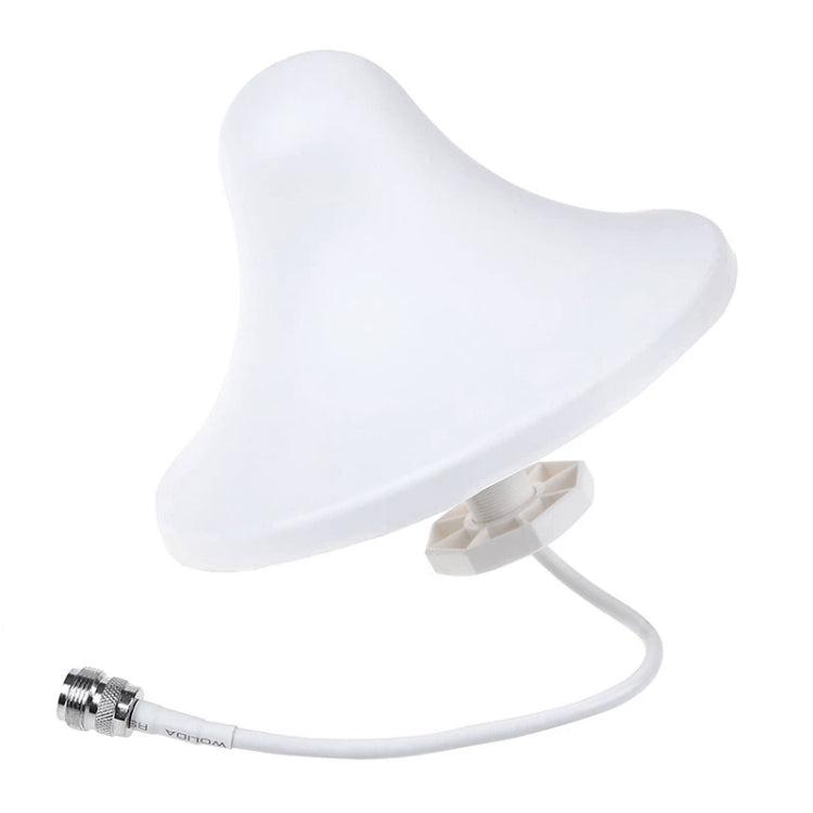 800~960/1710~2500MHZ 5dBi Ceiling Mount Omni Antenna (N Female Connector)(White)