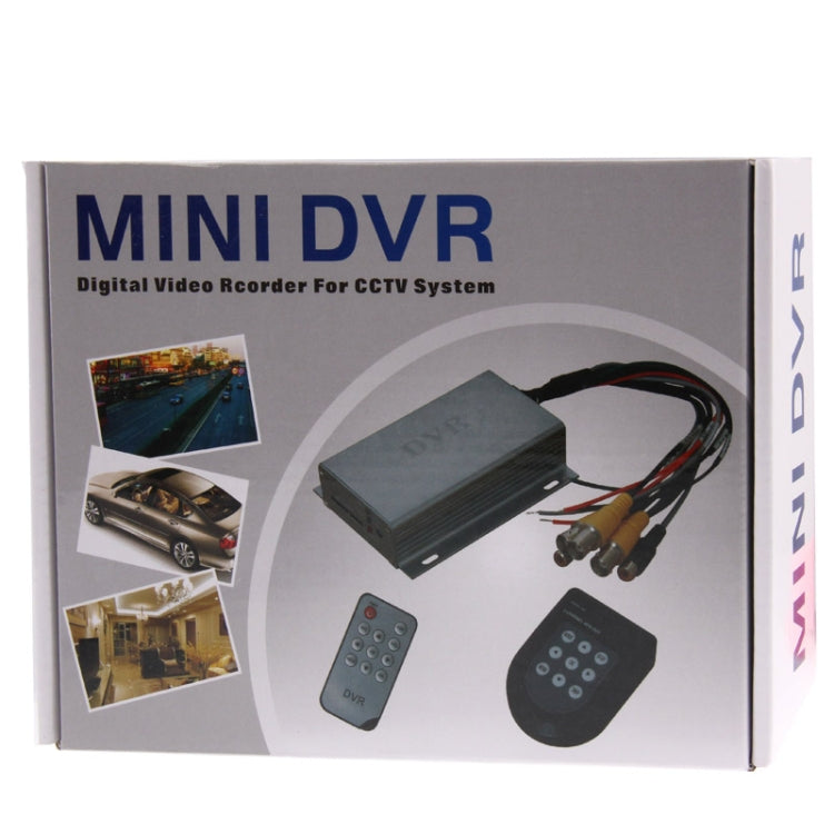 Mini DVR Digital Video Recorder for CCTV System with Remote Controller, Support SD Card up to 32GB (JBA-S028)(Black)