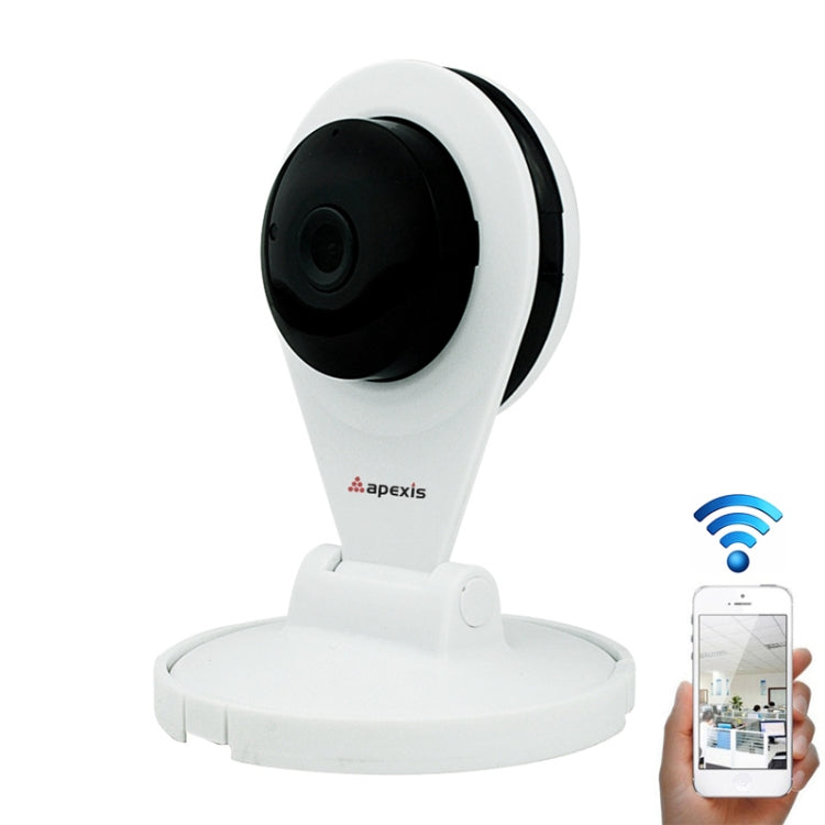 apexis AH4105BW Mini 720P 1.0MP Wireless WiFi Security IP Camera, Support Night Vision / Motion Detection, IR Distance: 10m