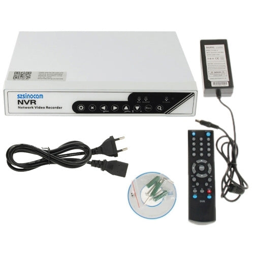 szsinocam 4CH 1080P / 720P RJ45 NVR HDD Digital Video Recorder with 4 x 1 / 3 inch 1.3 Megapixel CMOS Sensor IR Cameras, Supports VGA & HDMI Output / 3G / WiFi