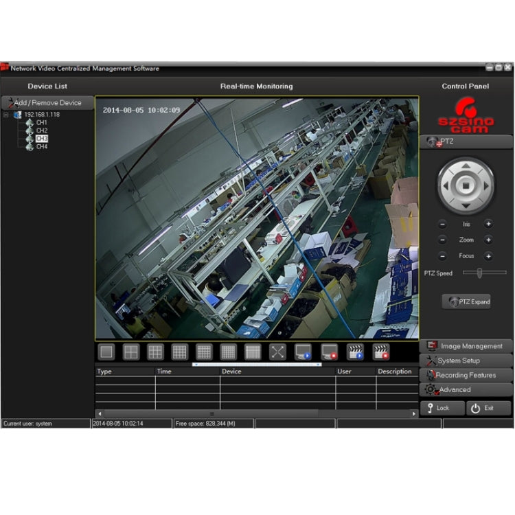 szsinocam SN-NVK-6004BD410 4CH HD 720P P2P 1.0 Mega Pixel IP Camera NVR Kit, Support Night Vision / Motion Detection / ONVIF, IR Distance: 20m